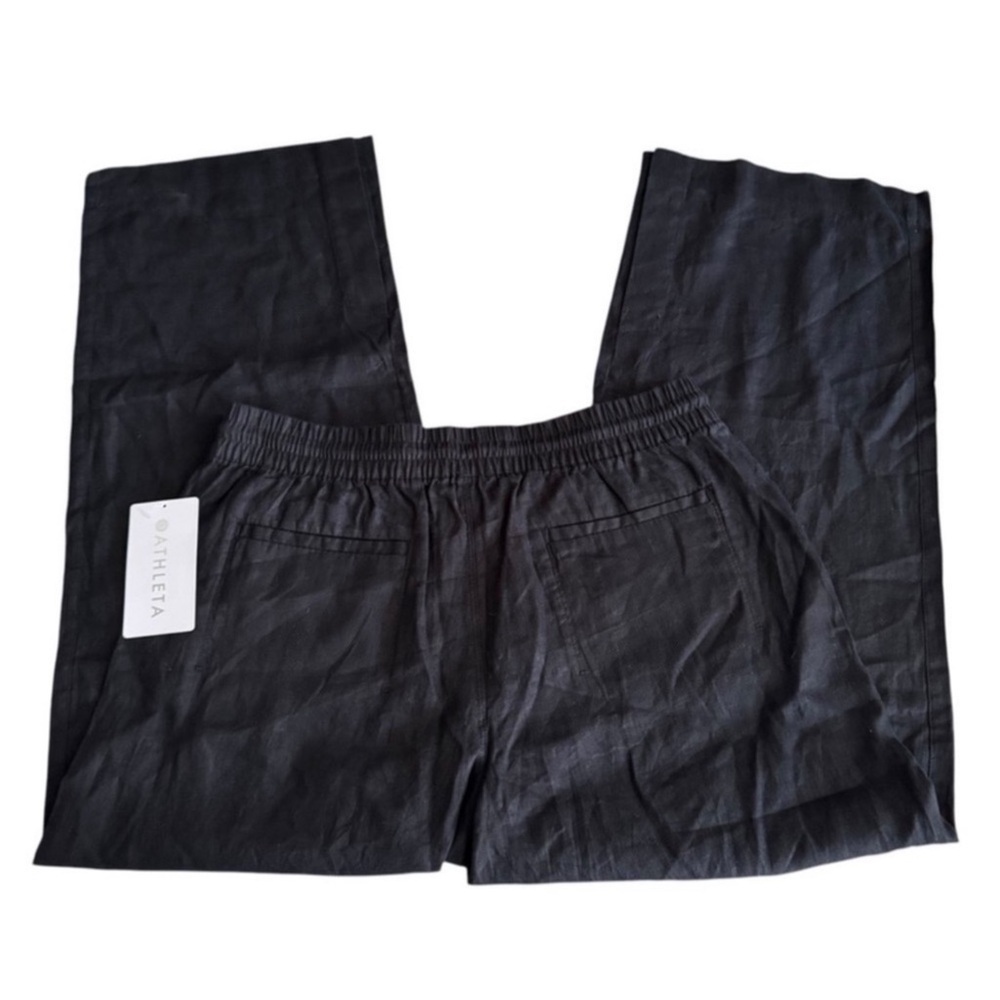 Athleta Retreat Linen Wide Leg Pant NWT XXS PETITE - Picture 9 of 9